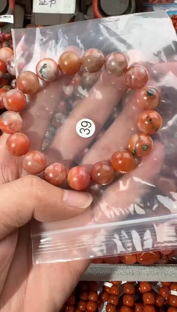 南红玛瑙手串未镶嵌12