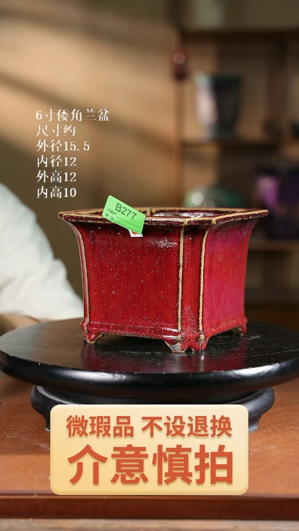 6寸倭角兰盆    277