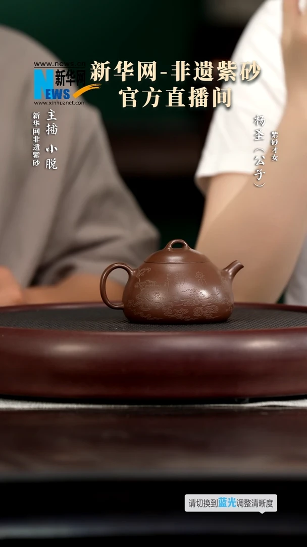茶壶紫砂YSS92杨圣半瓢底槽清200cc