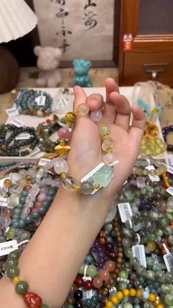 未镶嵌手链萤石316