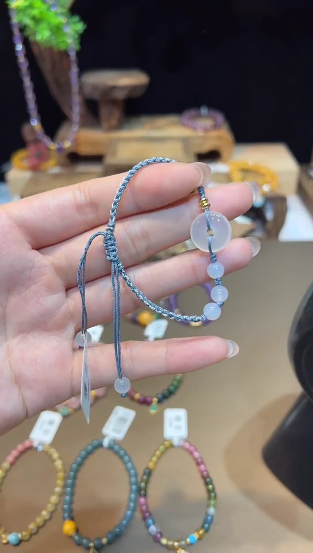 玛瑙/玉髓手链未镶嵌手饰@@Z2686