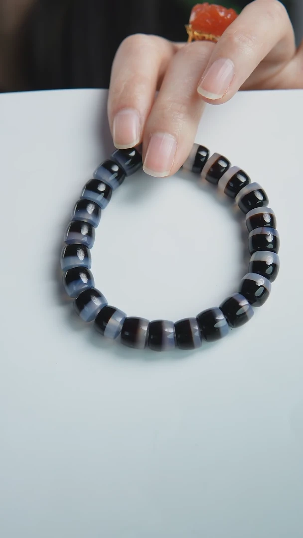 【闪购商品】玛瑙/玉髓手链未镶嵌一线手串