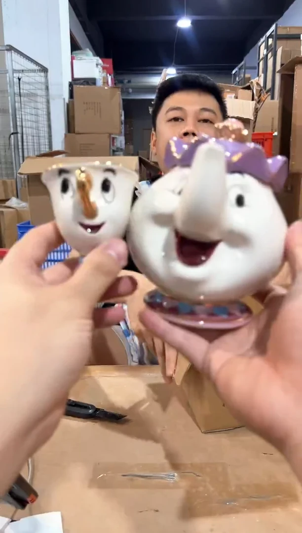瓷片茶壶太太一壶一杯
