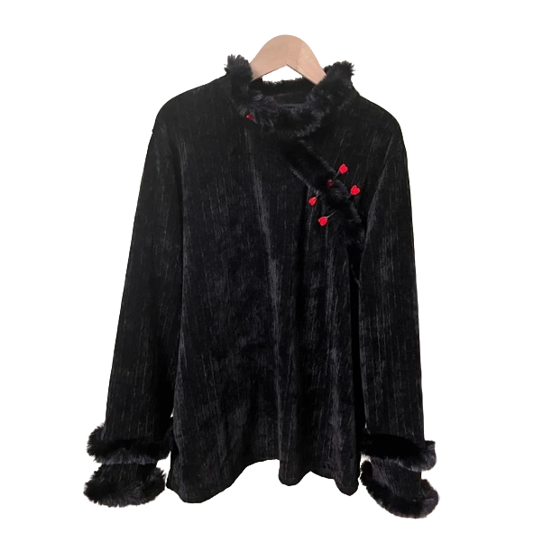 【佳佳】178设计师秋冬气质宽松长袖加厚显瘦上衣百搭网红时尚