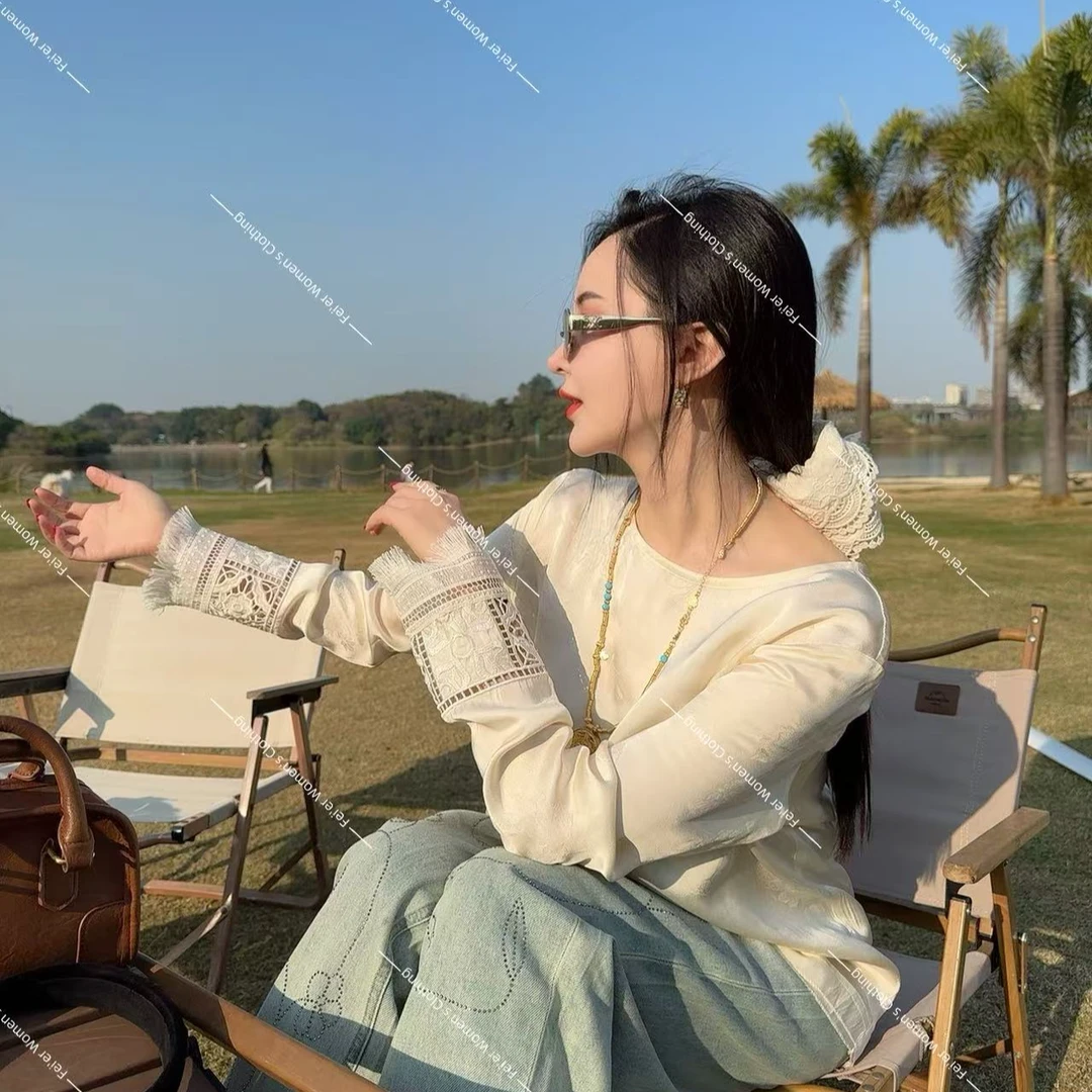 飞儿【杏空衬衫】新款轻奢衬衫