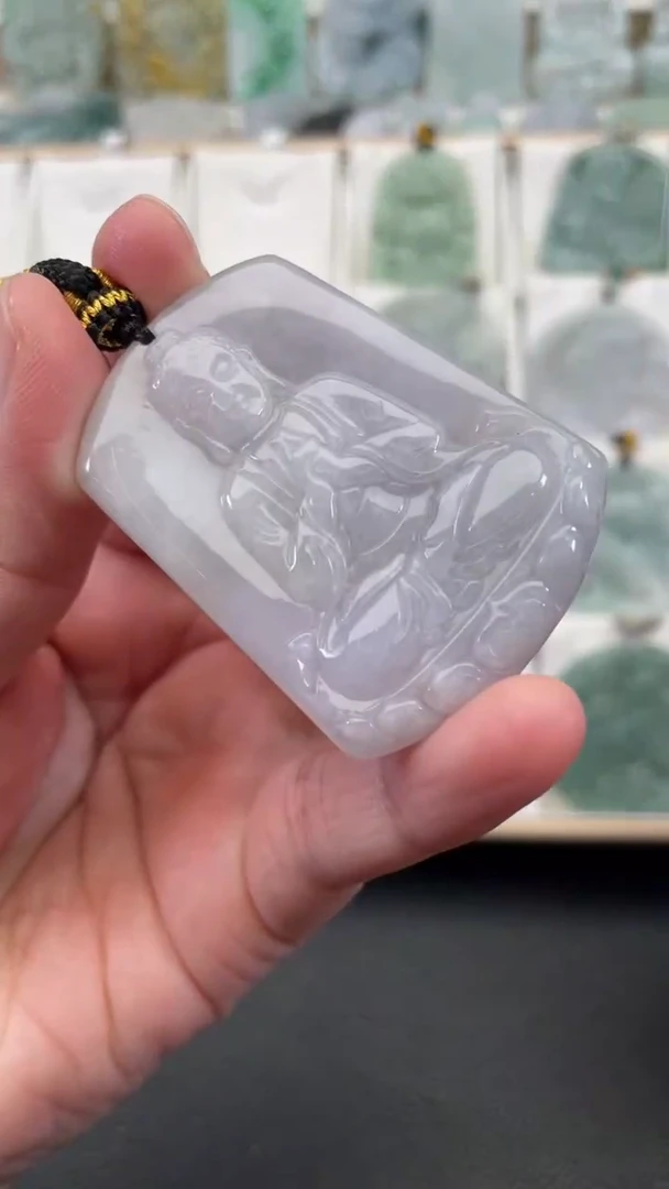 颈饰未镶嵌翡翠天然缅甸翡翠A货69