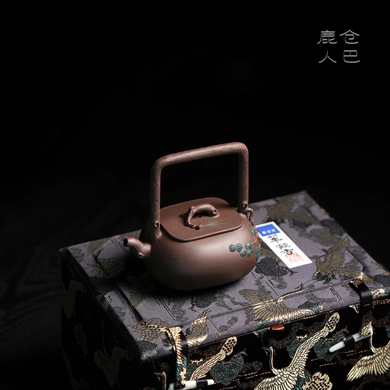 〖仓巴鹿人〗罄宜堂·周健 翠凝香 宜兴原矿紫泥纯手工茶器225cc