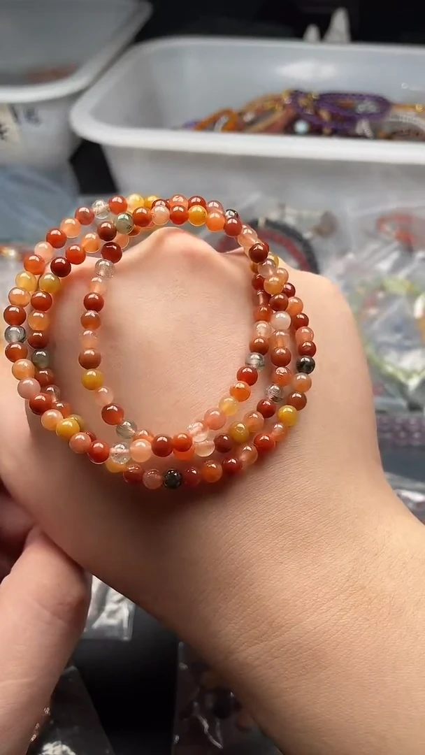 水晶手链未镶嵌多样性发货拍一发一