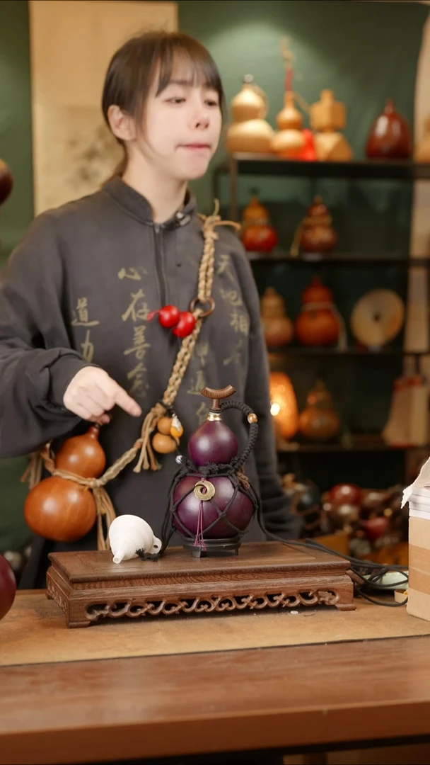 22号精品天然大漆酒葫芦一物一拍~