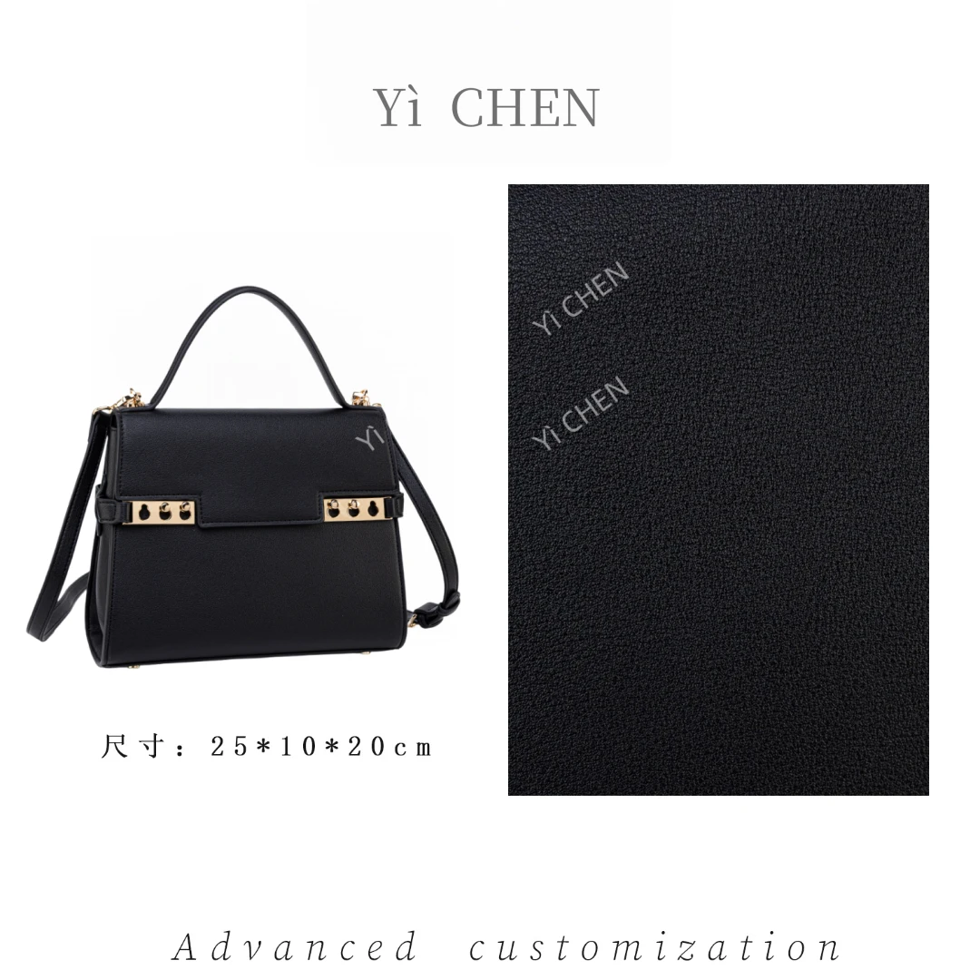 【Yì CHEN】QYX-81669-黑色 简约时尚女士新款轻奢单肩斜跨包