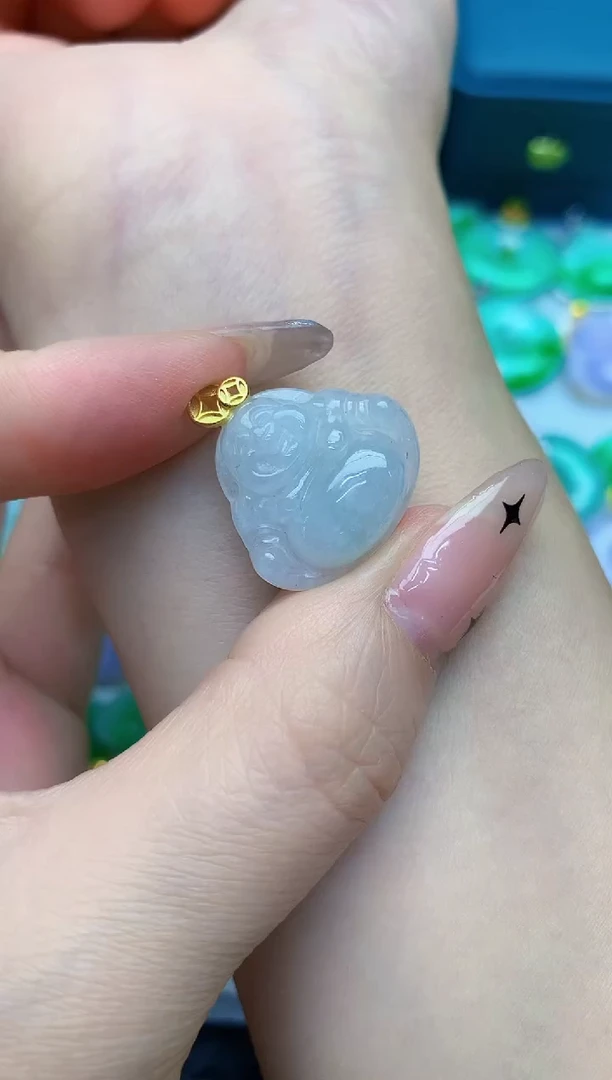 颈饰未镶嵌翡翠缅甸天然翡翠A货