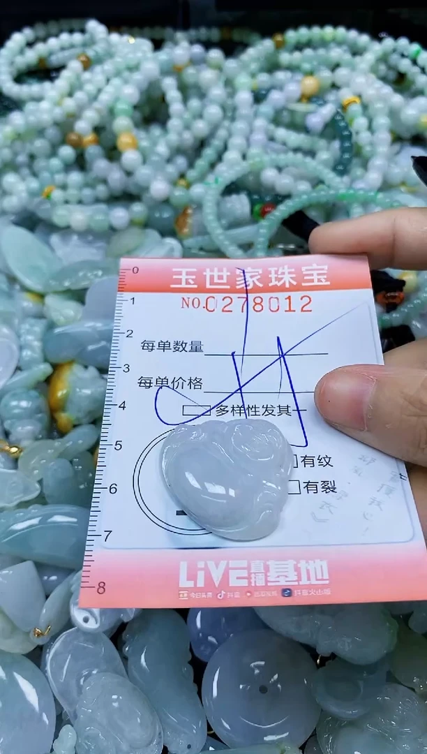 翡翠未镶嵌颈饰闪购0278012