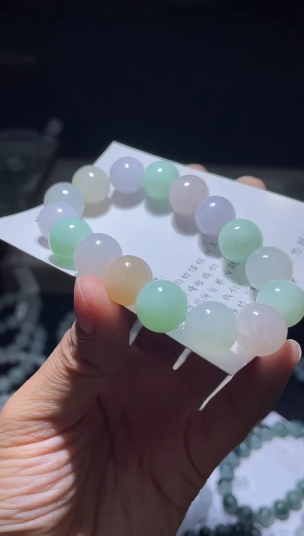 未镶嵌定制翡翠翡翠手串