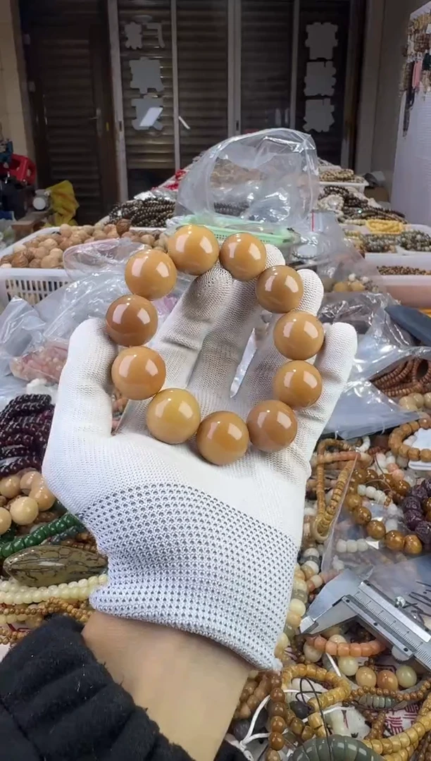 【闪购商品】菩提根/象牙果手串菩提大卡咖色