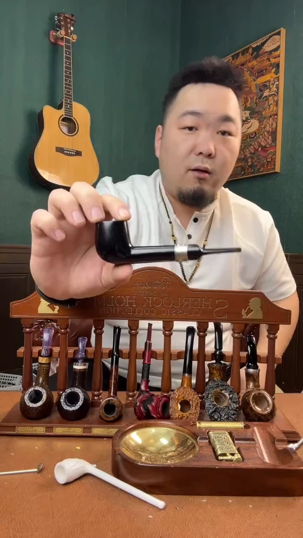 石楠木木雕款意大利进口石楠木烟斗