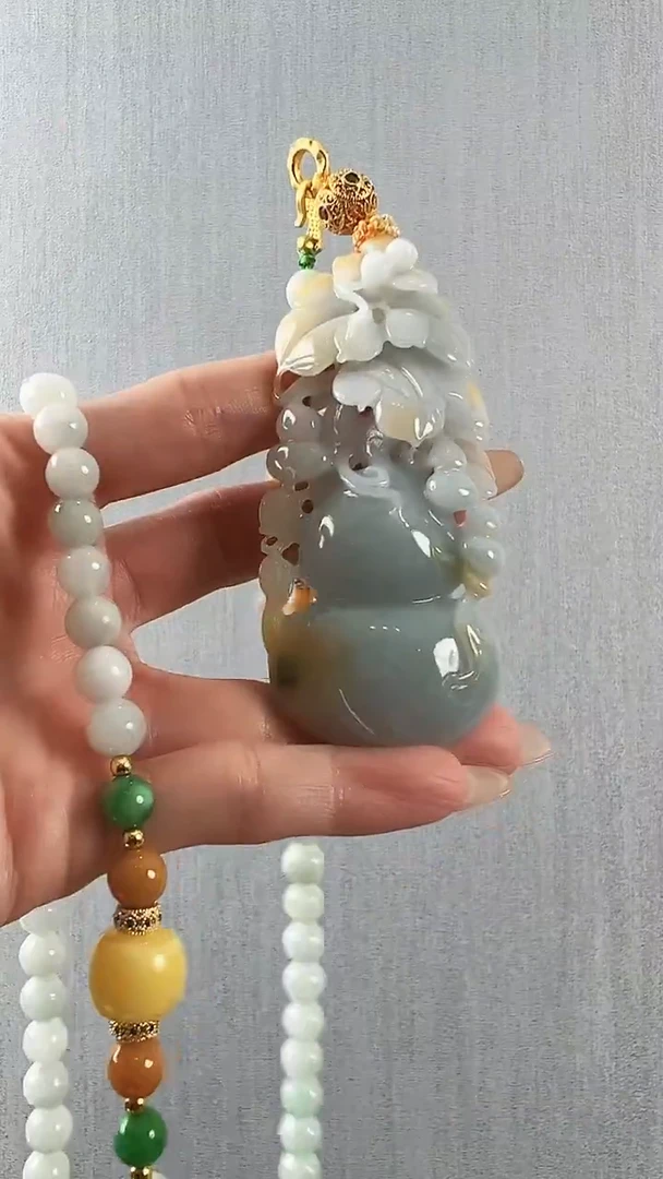 颈饰未镶嵌翡翠葫芦