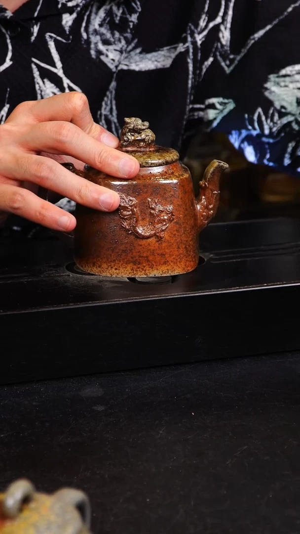茶壶紫砂宜兴紫砂柴烧壶