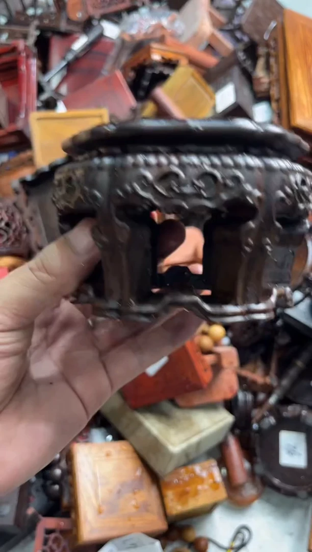 木58黑檀木整料高摆台