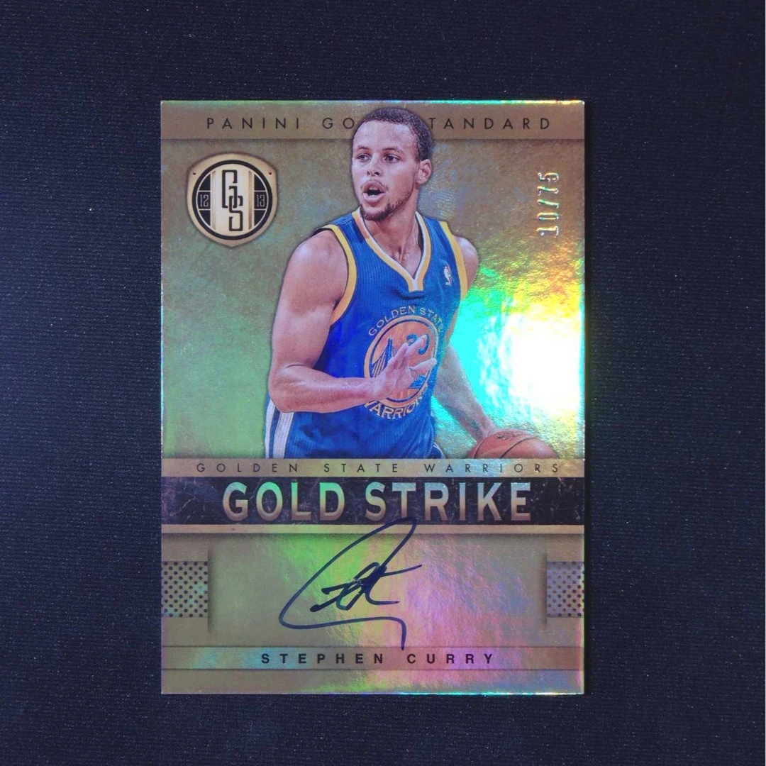 【直播开价】库里 金砖 75编 签字 帕尼尼NBA签名球星卡