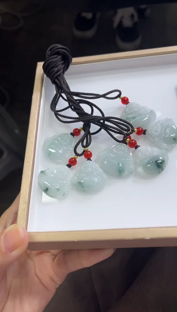 颈饰未镶嵌翡翠H56/多样性发一件/配绳子