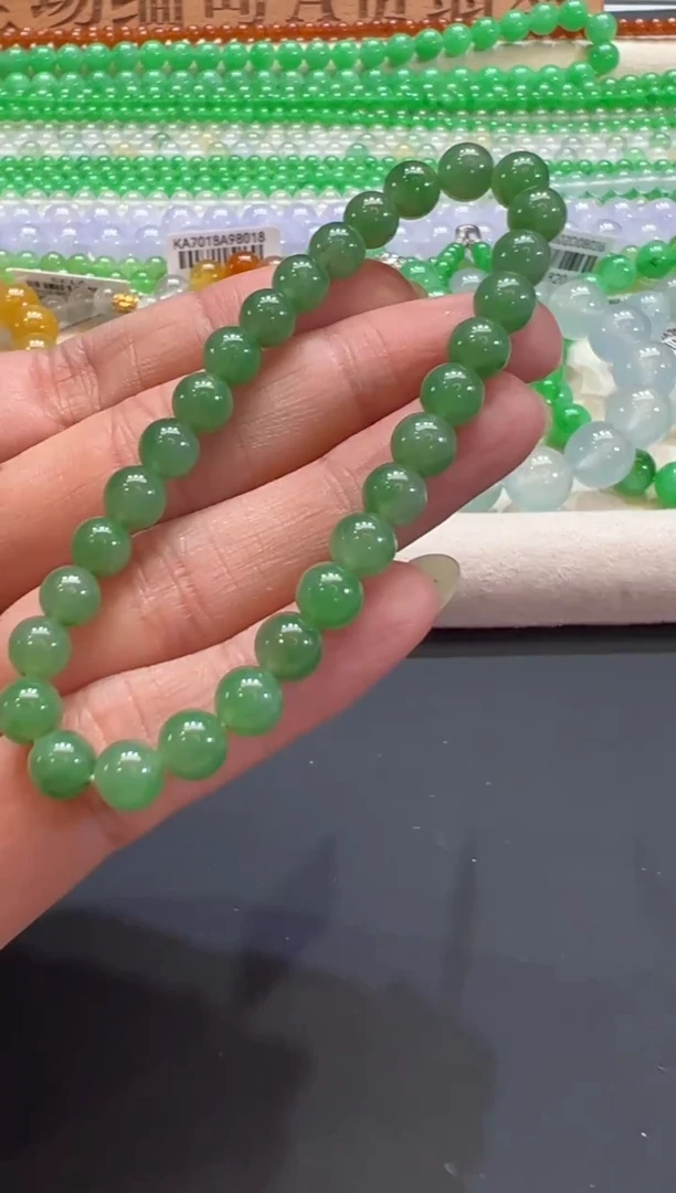未镶嵌手串翡翠B702|3500