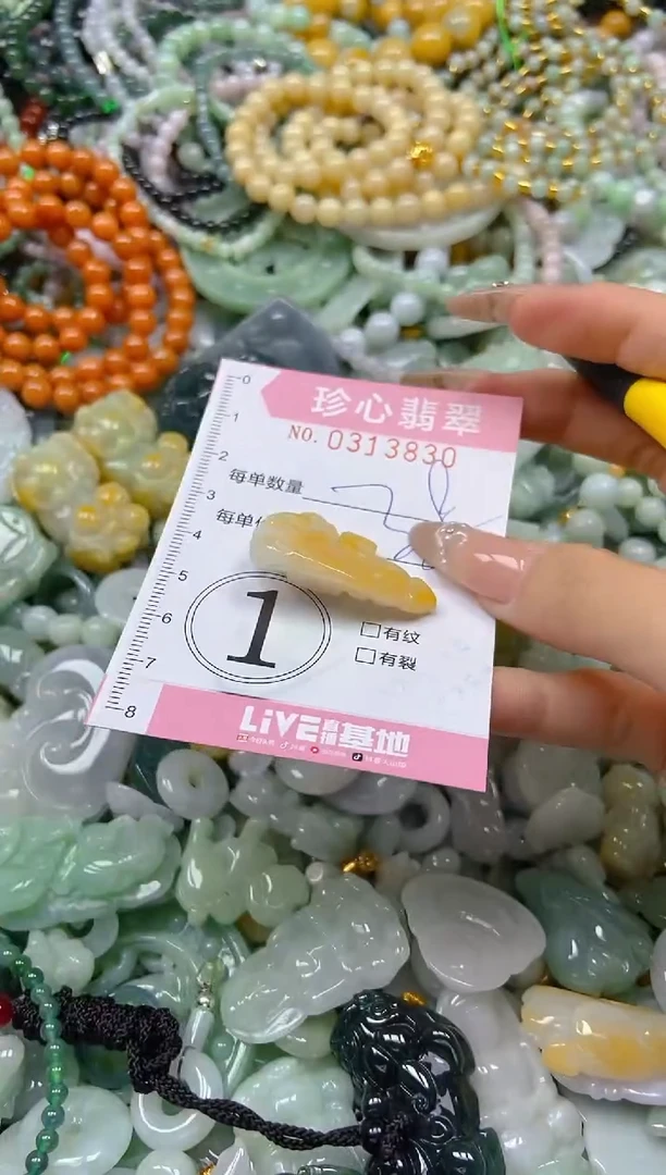 翡翠未镶嵌颈饰闪购0313830