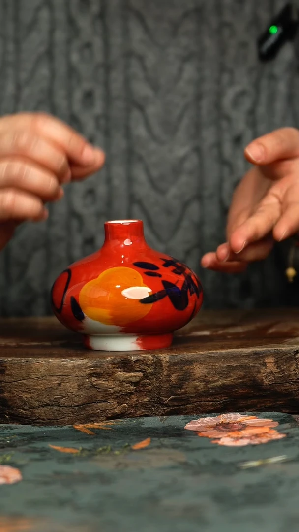 【闪购商品】杯釉下彩手工手绘同款陶器