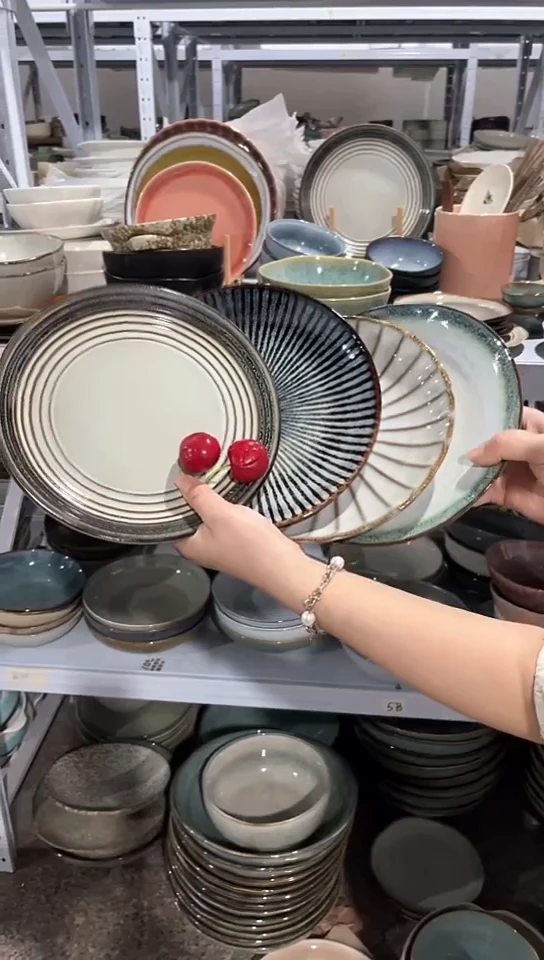 【闪购商品】瓷片外贸尾货瑕疵满20包邮X4 小盘组合