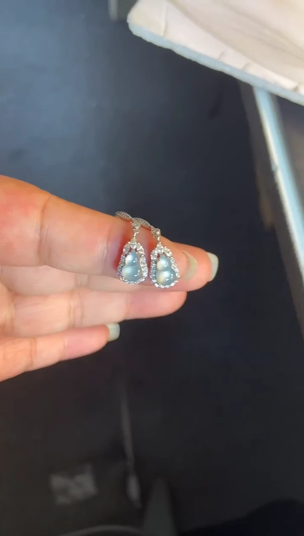 吊坠(不含链)银S925镶嵌翡翠1