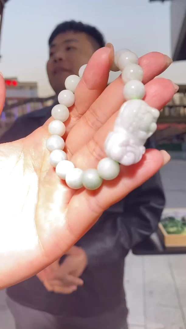 未镶嵌手链翡翠貔貅手链10mm