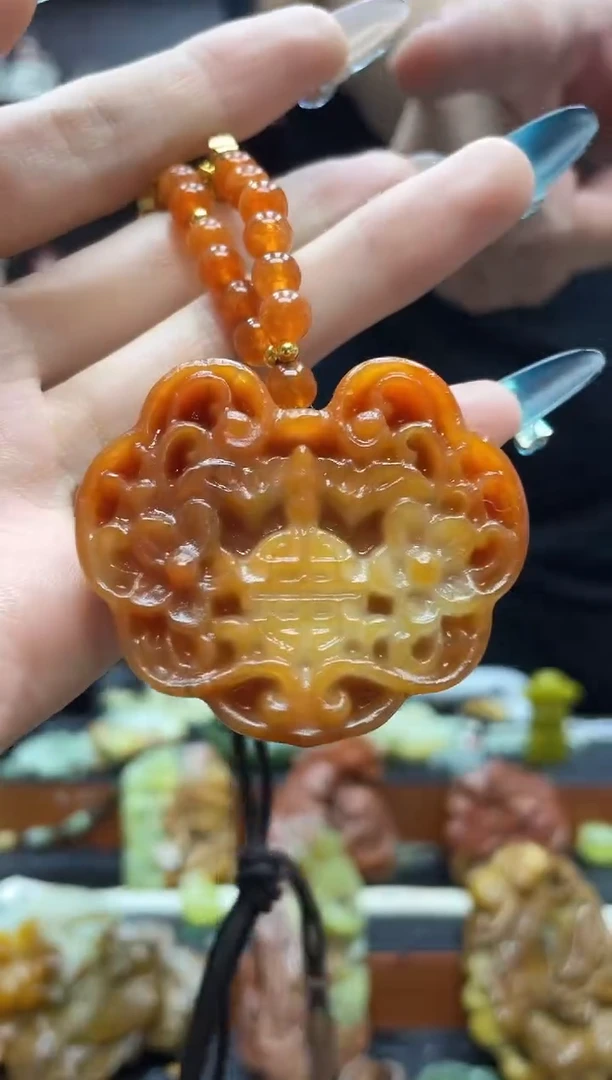 未镶嵌岫玉吊坠·多样性发*货拍一发一