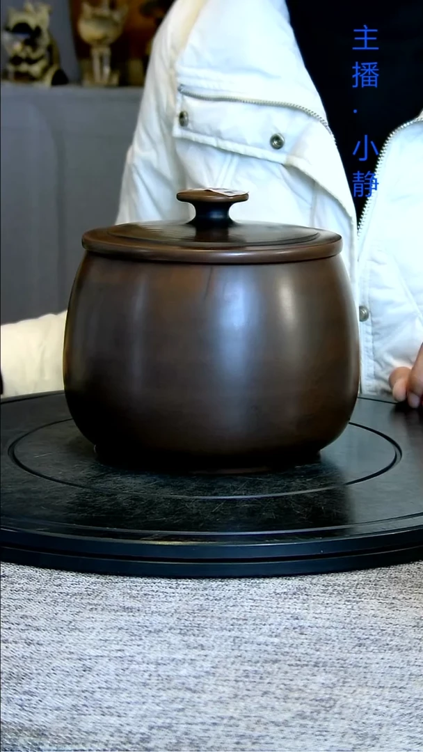 全手工紫陶茶罐精磨微瑕疵149