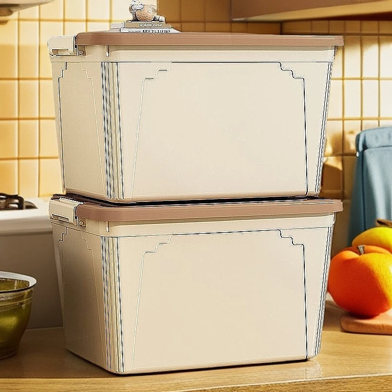 【两只装】收纳箱加厚箱子家用收纳储物整理箱宿舍收纳盒