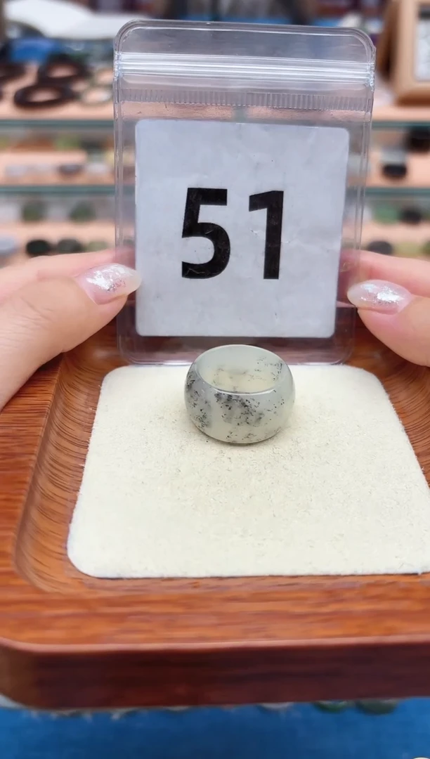 和田玉戒指未镶嵌17号