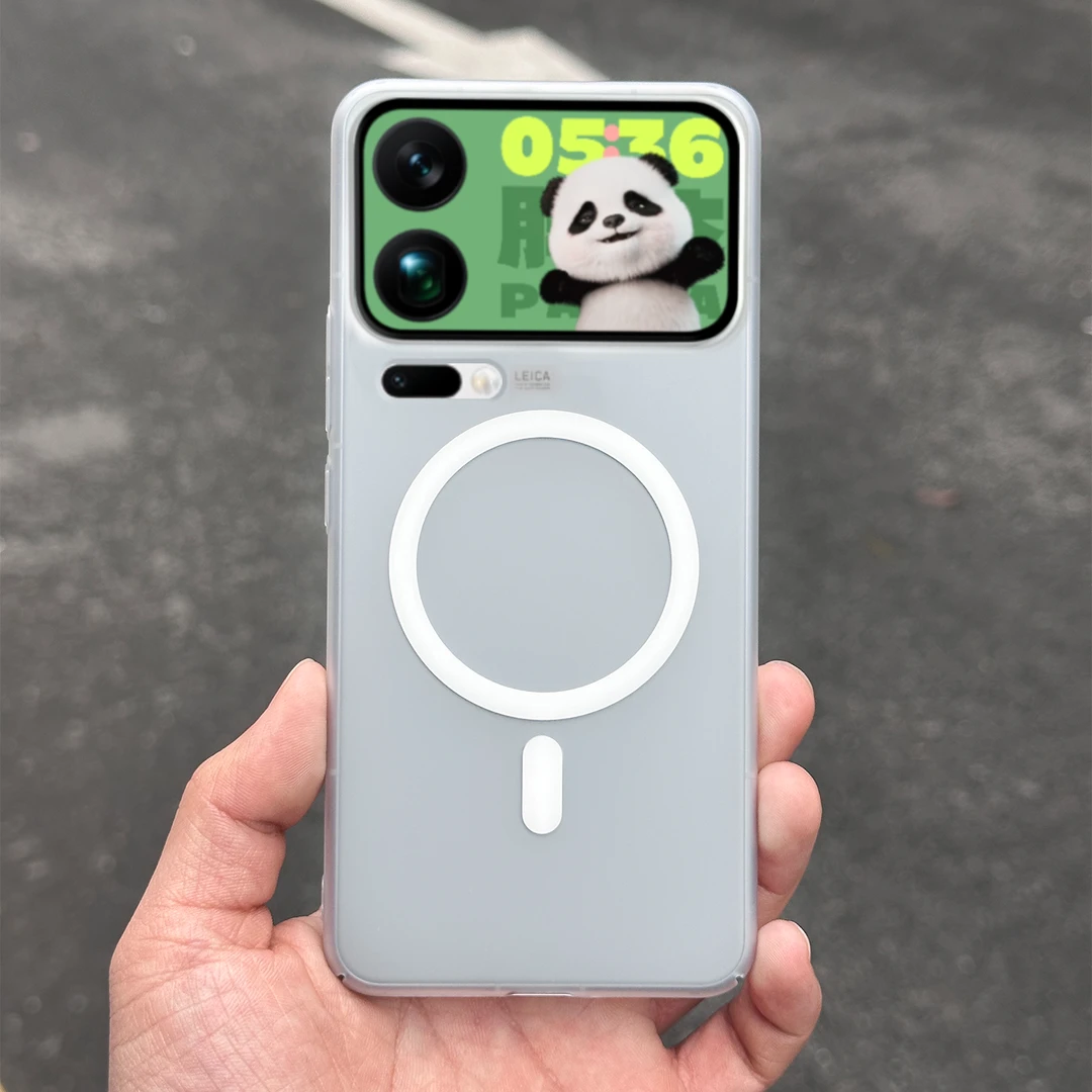 适用小米17Promax冰雾磁吸手机壳超薄小米17肤感磨砂15防摔14硬壳