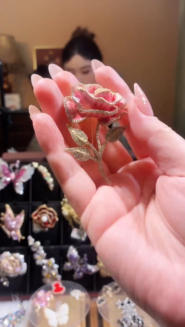 合成立方氧化锆铜合金粉玫瑰