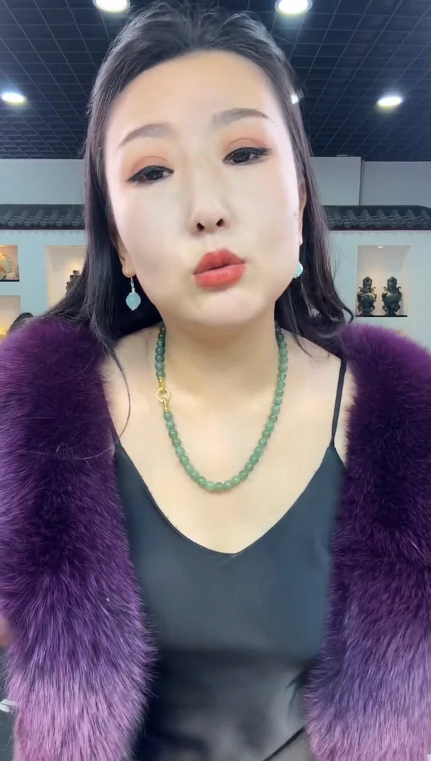 【闪购商品】岫玉颈饰未镶嵌蓝水妈妈链