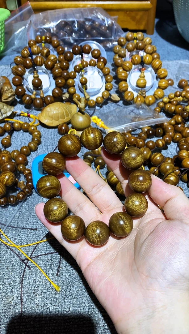 手串/手链楠木（金丝楠）我*小叶桢楠水波纹2.0手串