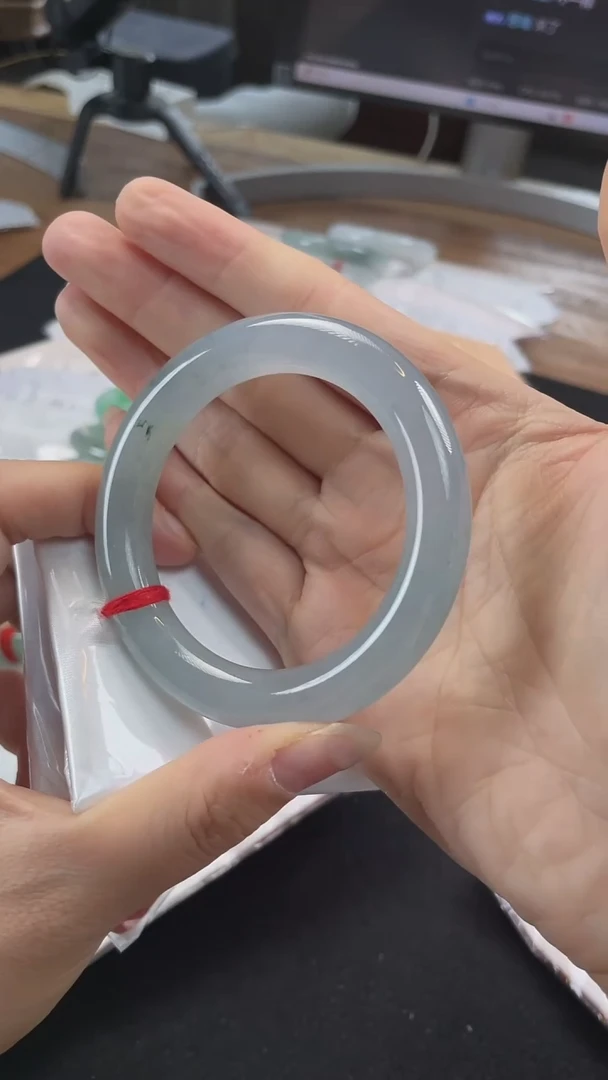 翡翠手镯未镶嵌23号-51.3圆条/MY/3