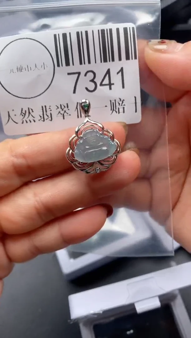 吊坠(不含链)未镶嵌翡翠7341