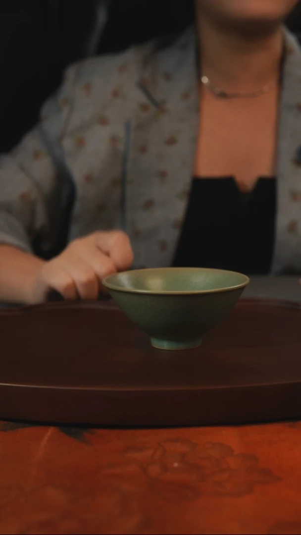 杯子柴烧全品一级 汝州原产地原矿仿古老釉