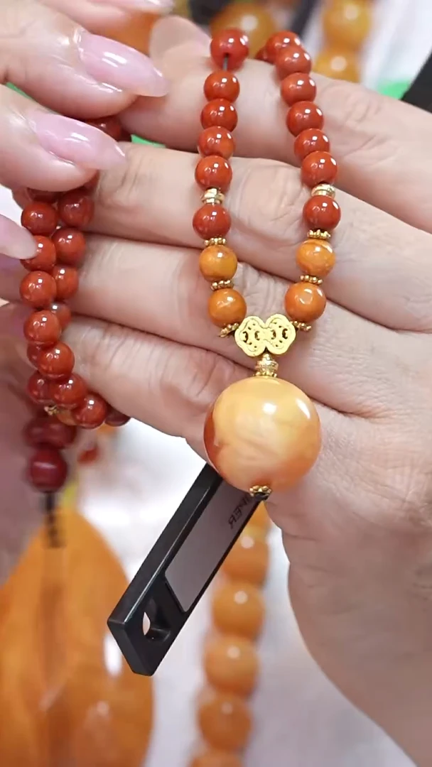 蜜蜡颈饰未镶嵌7885天然蜜蜡珠宝奇石云端妖孽全部保真