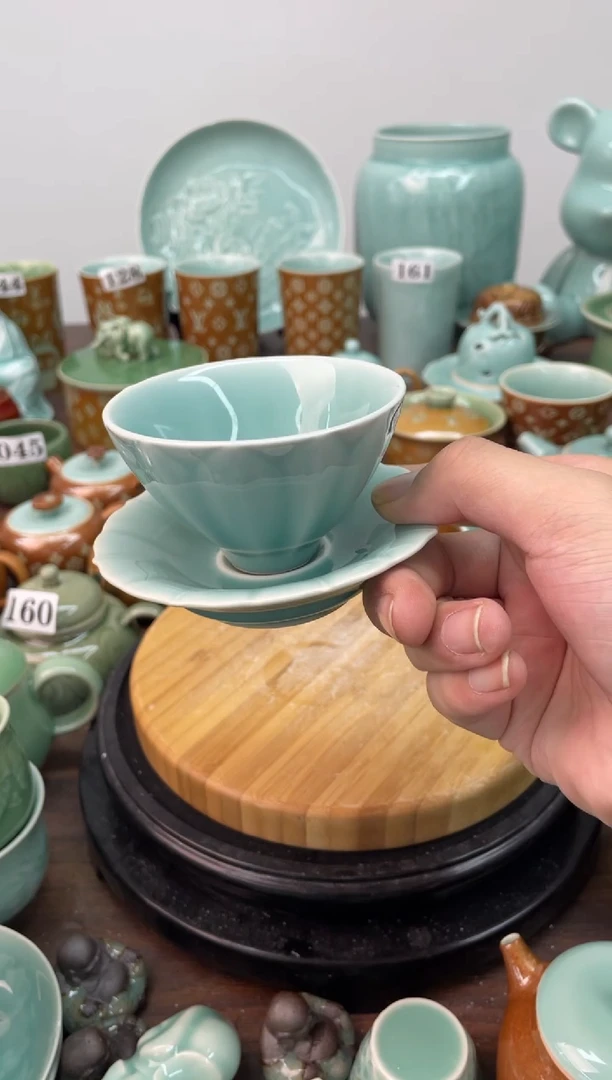 特价福利 微瑕 慧仙青瓷