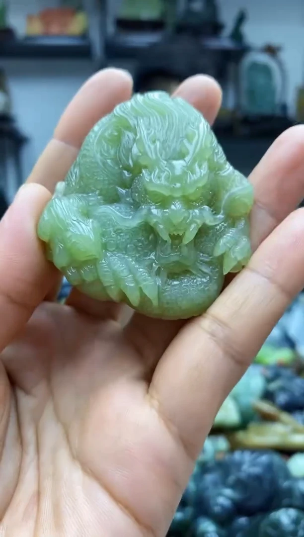 和田玉未镶嵌把件1