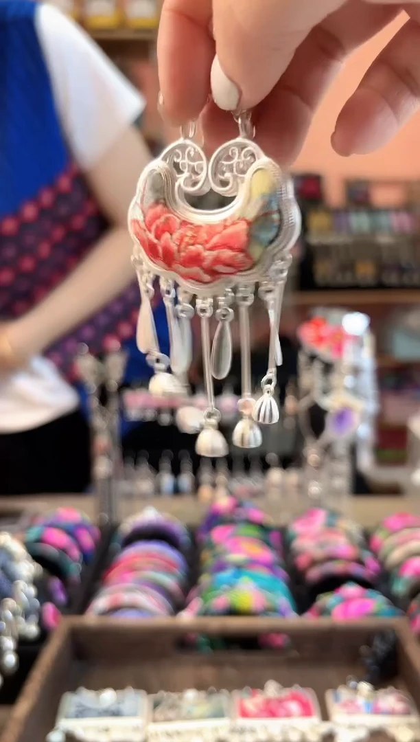 织绣艺枝独绣老绣饰品610