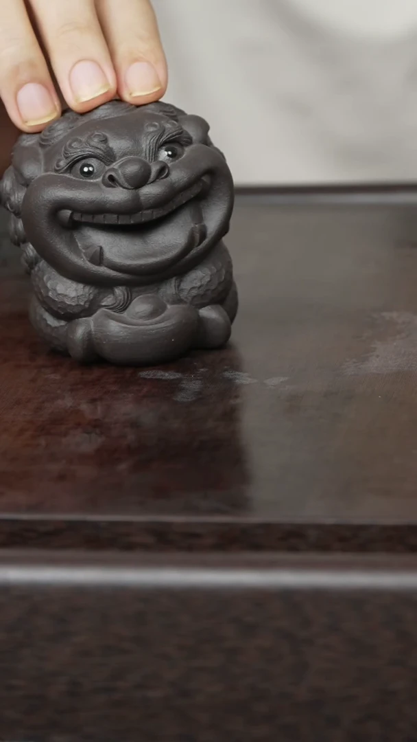紫砂茶宠紫砂狮子