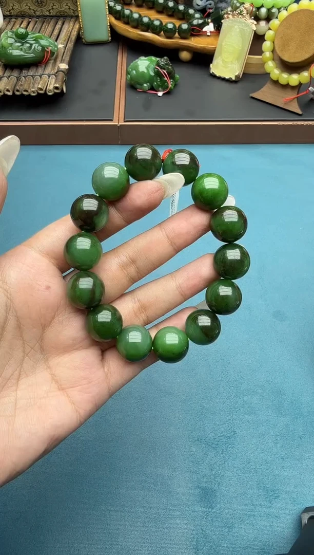 未镶嵌手串和田玉byeqbcl15.8