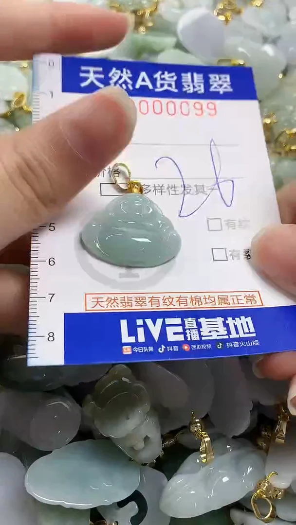 颈饰未镶嵌翡翠纯天然货a翡翠