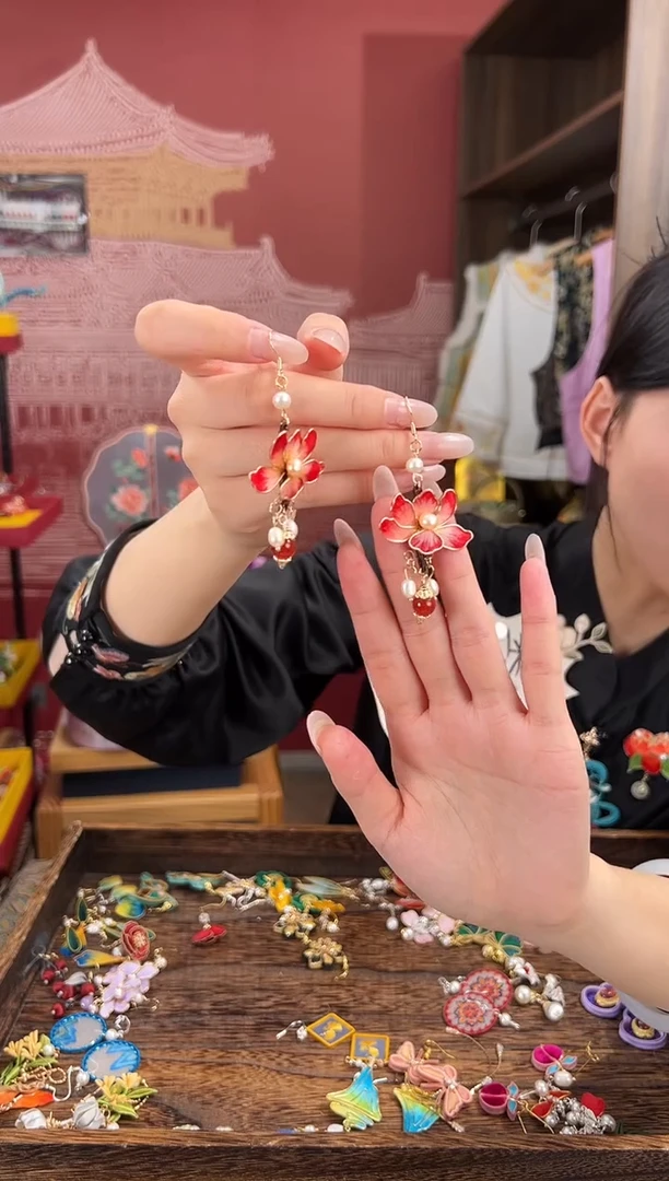 【闪购商品】刺绣苏绣世家非遗手工（耳环）