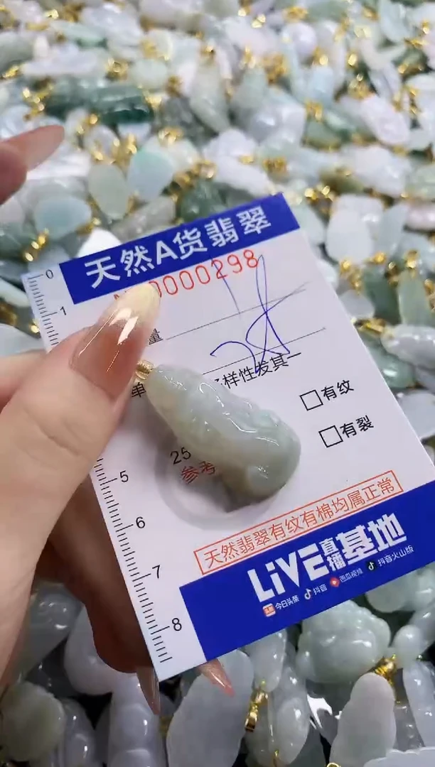 颈饰未镶嵌翡翠天然A货翡翠